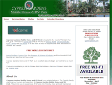 Tablet Screenshot of cypressgardensonline.com